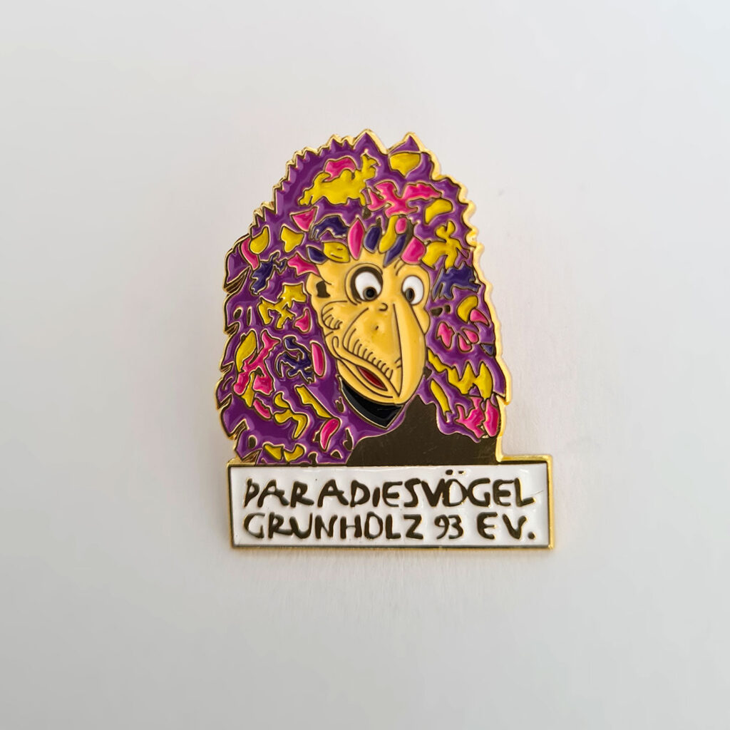 Topmueller Pins Grunholz Paradiesvoegel 2024